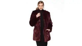 Wendy Williams Jacke aus russischem Kunstfuchs