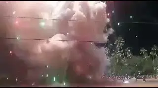 Puttingal Temple Fire Accident in Paravur,&nbsp;Kollam, Kerala, India, HD Video