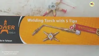 Welding torch with 5 tips! This is Amazing Tools For AirConditioner Copper Tube Walding