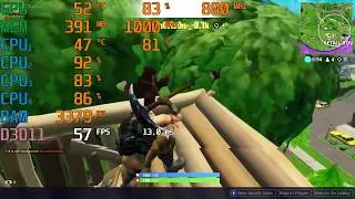 AMD Athlon II X4 640 \ Radeon HD 6670 \ Fortnite @720p low settings