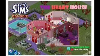 THE SIMS 1 - 💘💕THE HEART HOUSE + FAST BUILD LONG PLAY #thesims💗❤️&zwj;🔥