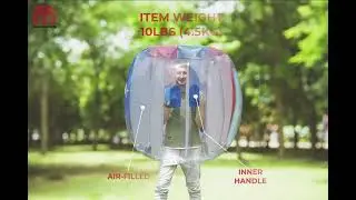 Ultimate Fun with Human Hamster Balls! | Inflatable Bumper Balls 2-Pack