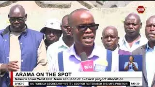 Nakuru Town West CDF team accused of skewed project allocation