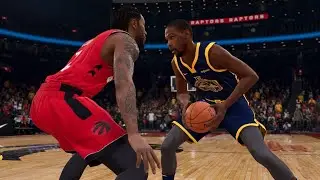 NBA LIVE 19 - Golden State Warriors vs Toronto Raptors - CPU SIM Full Game - PS4 PRO - HD
