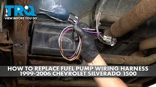 Как заменить жгут проводов топливного насоса на Chevrolet Silverado 1500 1999-2006 гг.