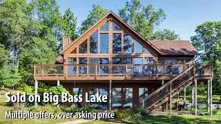 NW Wisconsin lake getaway sold on Big Bass Lake, Minong, WI.