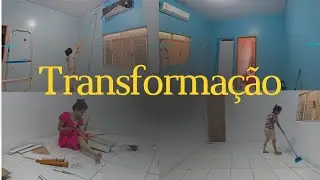 Pintando o meu quarto, limpando e montando mesa da cabeceira.  #reforma #quartodossonhos #casa 