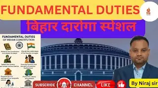 #bihar daroga 1 number fix fundamental duties #tna ANALYSIS NY niraj sir special for bihar daroga