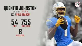 Quentin Johnston 2025 Highlights | Every Target and Catch
