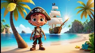 Pirate Ship Quest to the Island of Numbers & Songs | Fun Kids Counting Adventure | Nursery Rhyme