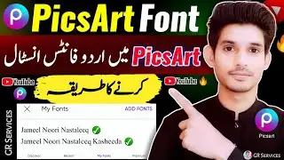 How to Add Custom Fonts in Picsart 2024 | How to Add Urdu Fonts in Picsart | Picsart Custom Fonts