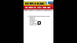 ECET 2025 Physics & Chemistry Guide | How to Get the Best Rank! 🚀 | Q-128 ,#ecet2025