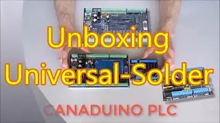 Unboxing Universal-Solder Canaduino PLC 300-24 and PLC MEGA328 Arduino shields