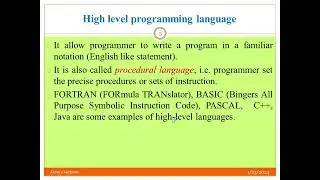Types of programming language in English and Afaan Oromoo