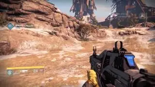 Destiny First Look Alpha - Exploring the Cosmodrome (Open World)
