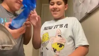 Unboxing my brand new O2cool water bottle Glow in the dark￼ mist fan