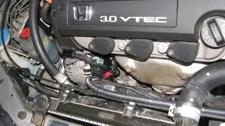 How to replace alternator on V6 3.0 Honda Accord and Acura 1998-2002 (J Series DIY)