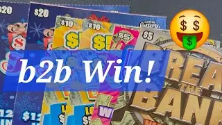 B2B WIN!💰 Guess what ticket?🌴 @LivingScratching #floridalottery #scratchoffs 