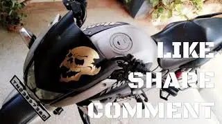 MODIFIED BIKE ( HUNK vinyl WRAPPING)