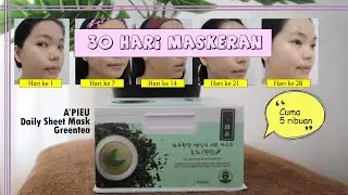 Hasil 1 Bulan Pakai A'PIUE Daily Sheet Mask Greentea