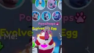 Guess what I hatch - #RoPets- Red #Roblox #shorts