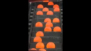 Steel Ball Hot Rolling and Quenching System#steelball #hotrolling #grindingball #hotrolled