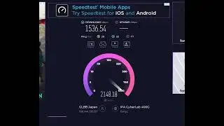 【GLBB Japan F::Xpress】2.5G Speedtest.net Result &ndash; Okinawa (Koza) to Tokyo (IPA CyberLab 400G)