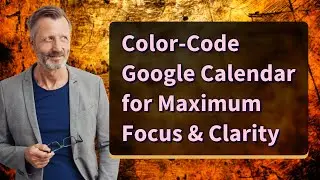 Color-Code Google Calendar for Maximum Focus & Clarity