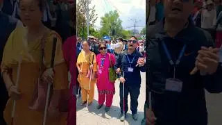 Physically disabled teachers are also participating in the protest #teacherprotest #teacher #school