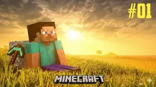 MINECRAFT #01 MAKING HOUSE 🏡 IN MINECRAFT AND DOING SOME FUN 😊#minecraft #gaming #pcgaming 