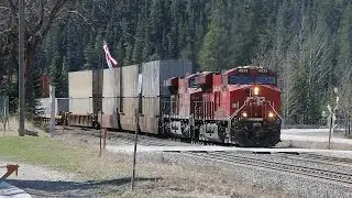 Railfanning the CP Rail Laggan Subdivision Field British Columbia April 18, 2016