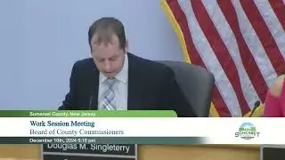 Somerset County Commissioners Meeting - 12/10/2024