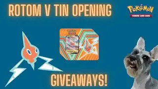 NEW Rotom V Hidden Potential Tin + Giveaways!!! Pokemon Card Openings!!!