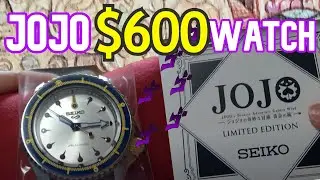 JOJO Bucciarati x Sticky Finger SEIKO Collab Watch Review