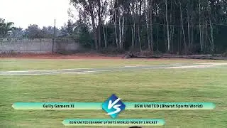 BSW UNITED (Bharat Sports World) vs Gully Gamers XI | HCG PRESENTS - MASTERS EDITION -I(League Match