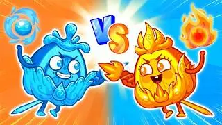 🔥Fire vs Water💧 Hot or Cold Challenge For Avocado Baby 🤩 Best Kids Cartoon pp Stories 🥑💖