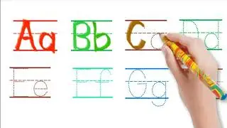 Learn to write the Alphabets from Aa to Hh |ABC Dotted Tracing, English Alphabet Writing Tutorial