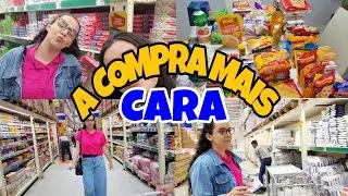 A MAIOR COMPRAS QUE JA FIZEMOS NO SUPERMERCADO 😱| NOSSA COMPRA DO MES DE SETEMBRO| Erika Borb