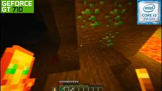 Minecraft  GT 710 CORE i3 8gb RAM - Gaming test Nvidia Geforce / Core i3