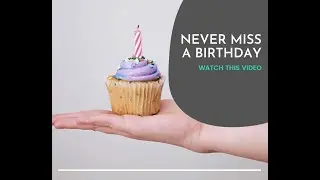 Birthdays Module