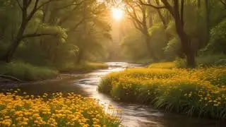 Nature's Gentle Touch | Bird and Stream Sounds for Healing and Balance