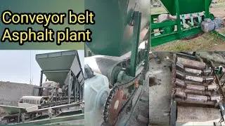 asphalt plant conveyor belt | #asphaltplant | #fabrication | #asphalt | asphaltmachine |