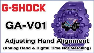 📣 GA-V01 G-Shock 5751 Hands Home Position Adjustment (Hands & Digital time not matching)