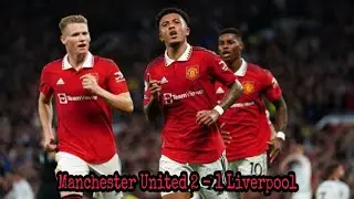 MANCHESTER UNITED vs LIVERPOOL | Highlights | English Derby | Top performance by the Reds