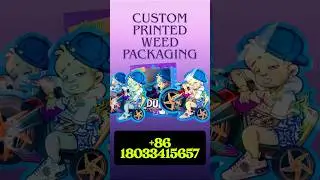 Custom Printed Weed Packaging Bags 👐Boxes #mylarbag #customprinting #factory #420 #packaging