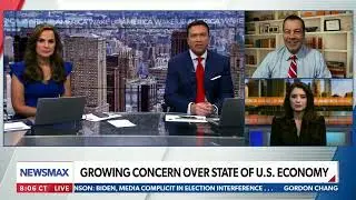 NewsmaxTV, Talking about Biden's economy with Krysia Lenzo
