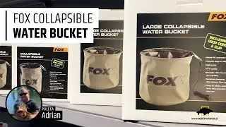 Fox Collapsable Water Bucket inc Rope