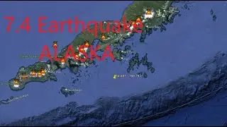Huge 7.4 Earthquake Alaska With Tsunami Warning