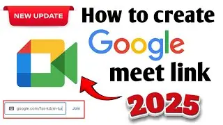 How to create a google meet link 👍 google meet link create 💯
