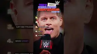 Ranking 5 Best Moments Of Cody Rhodes In WWE (Part 3)